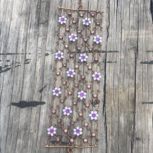 Floral Metal Wall Hanging Decor